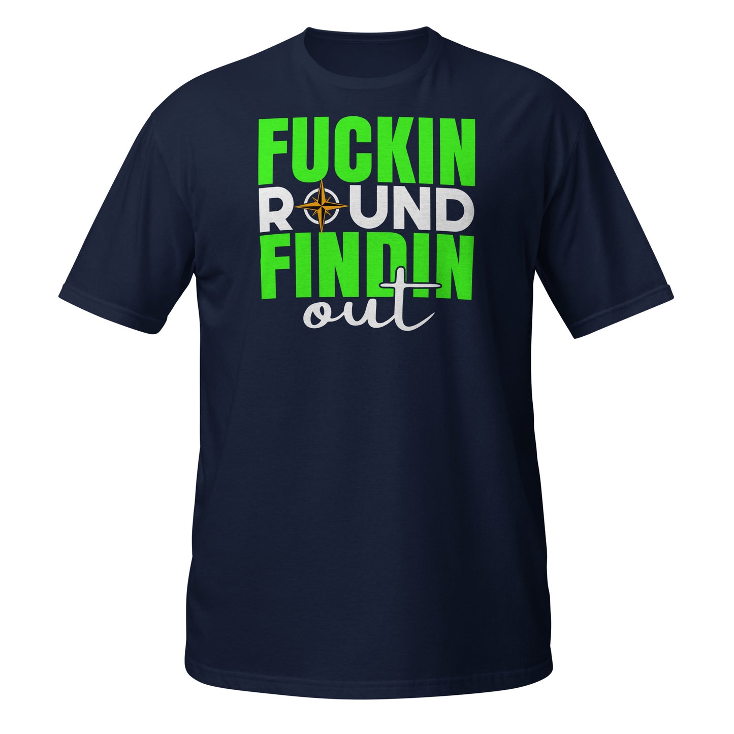 fuckin round, findin out t-shirt