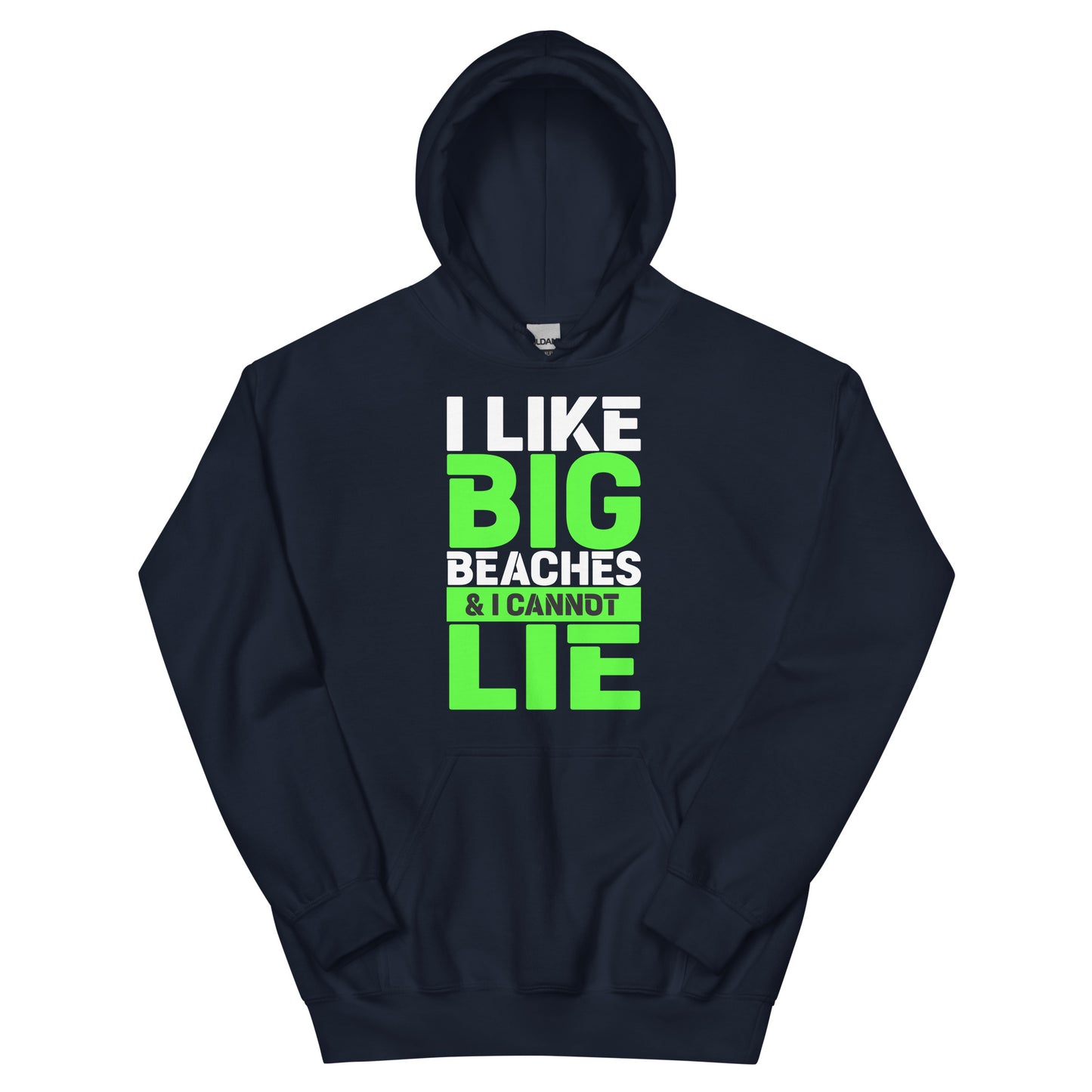 i like big beaches  hoodie