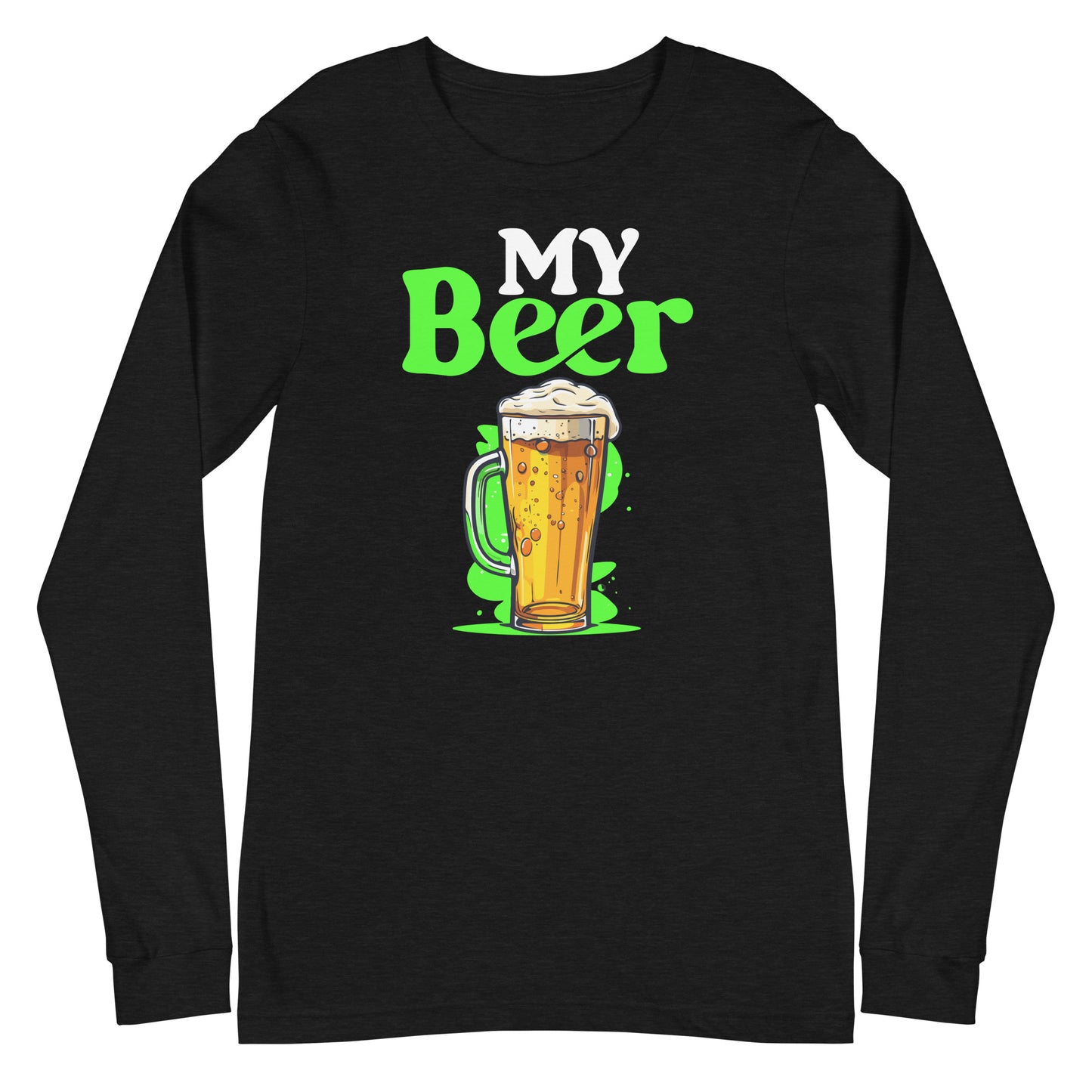 my beer  long sleeve tee