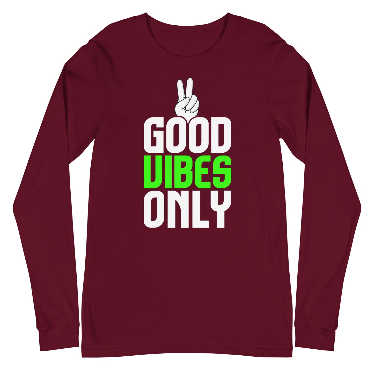 good vibes only long sleeve tee