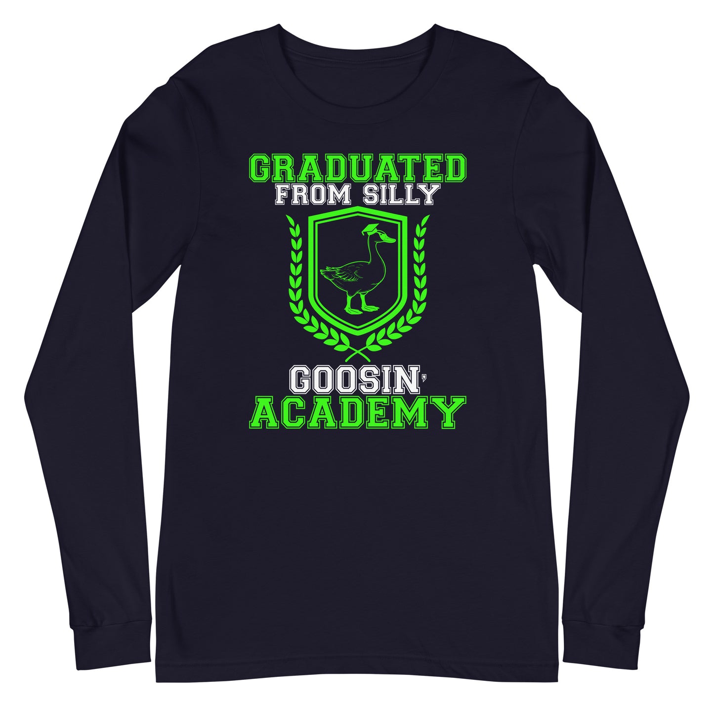 graduated    long sleeve tee