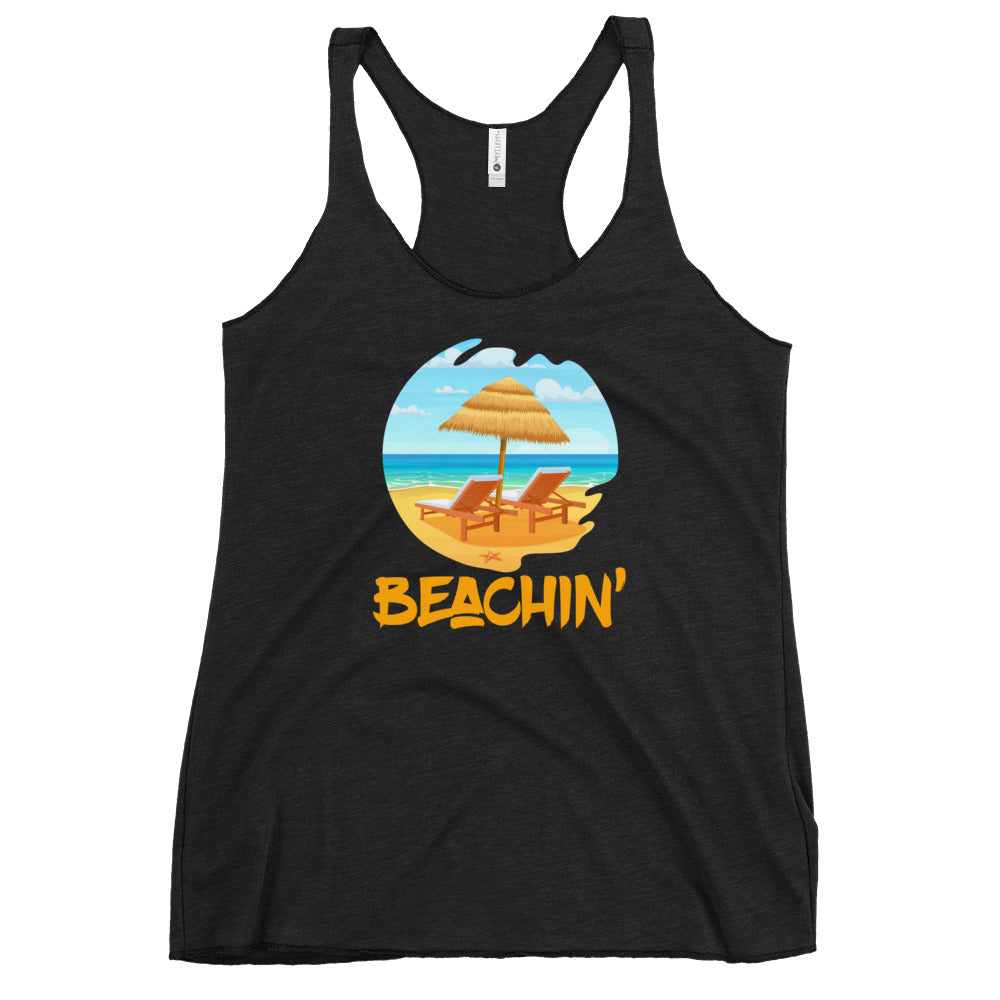 beachin' racerback tank