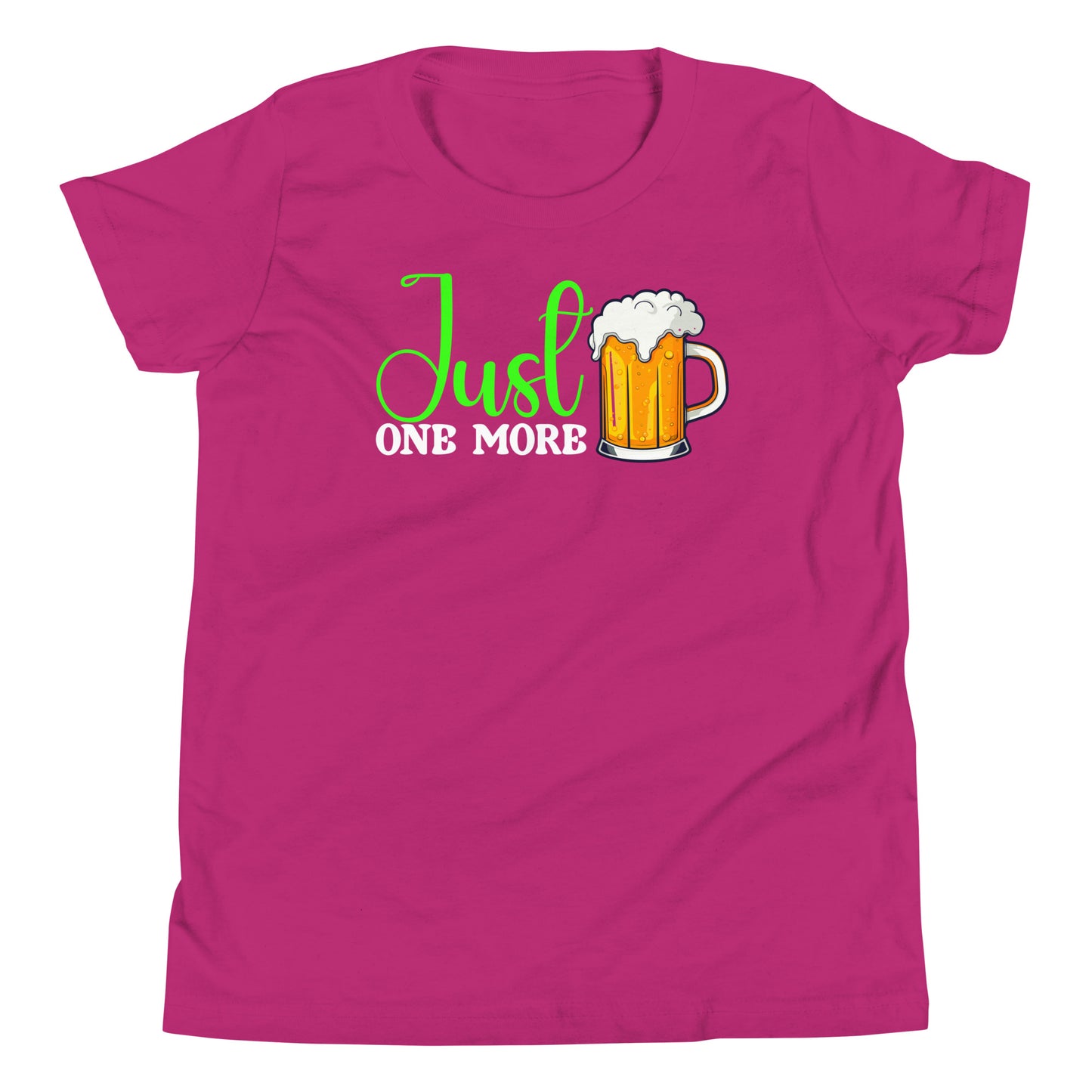 just one more youth short sleeve t-shirt