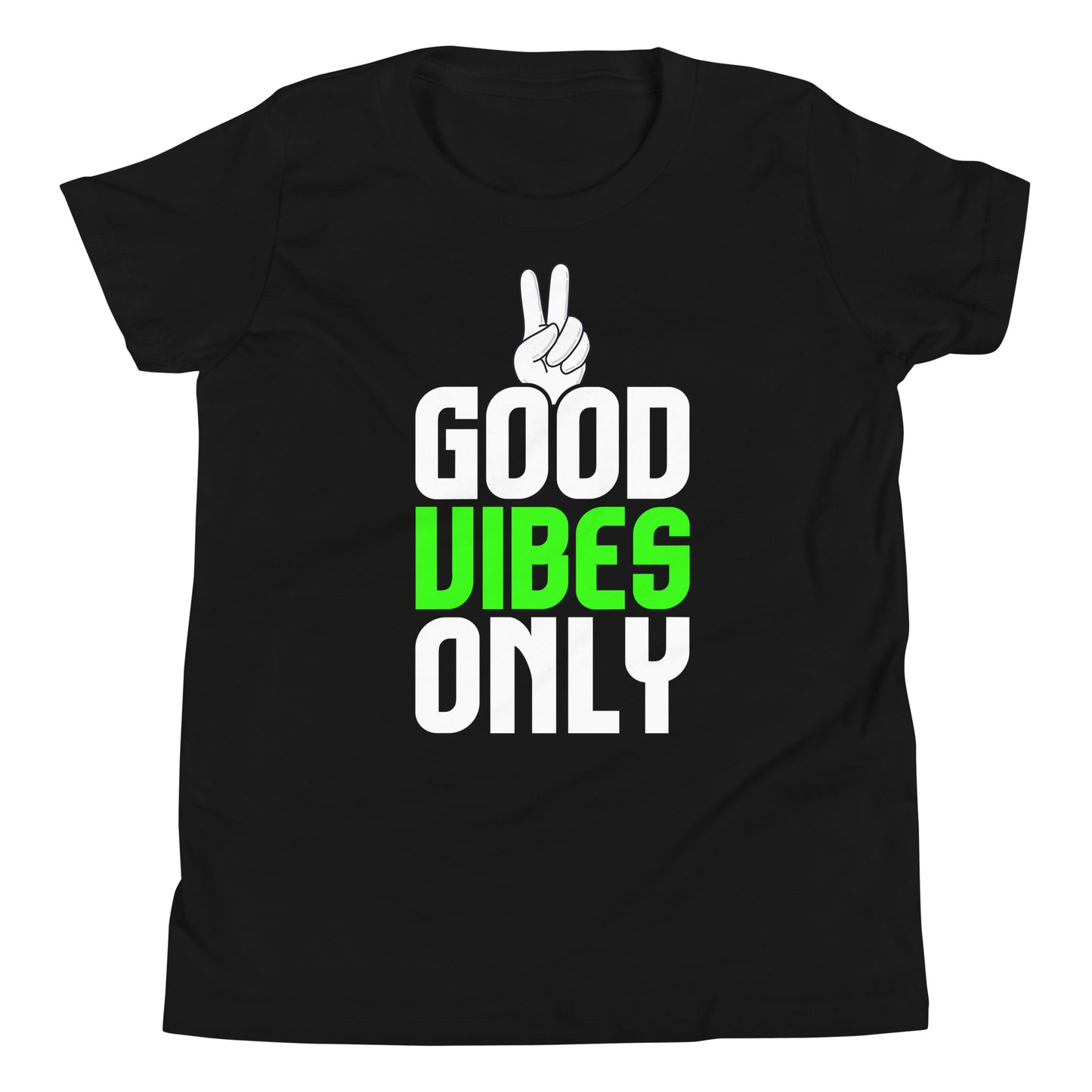 good vibes only youth short sleeve t-shirt