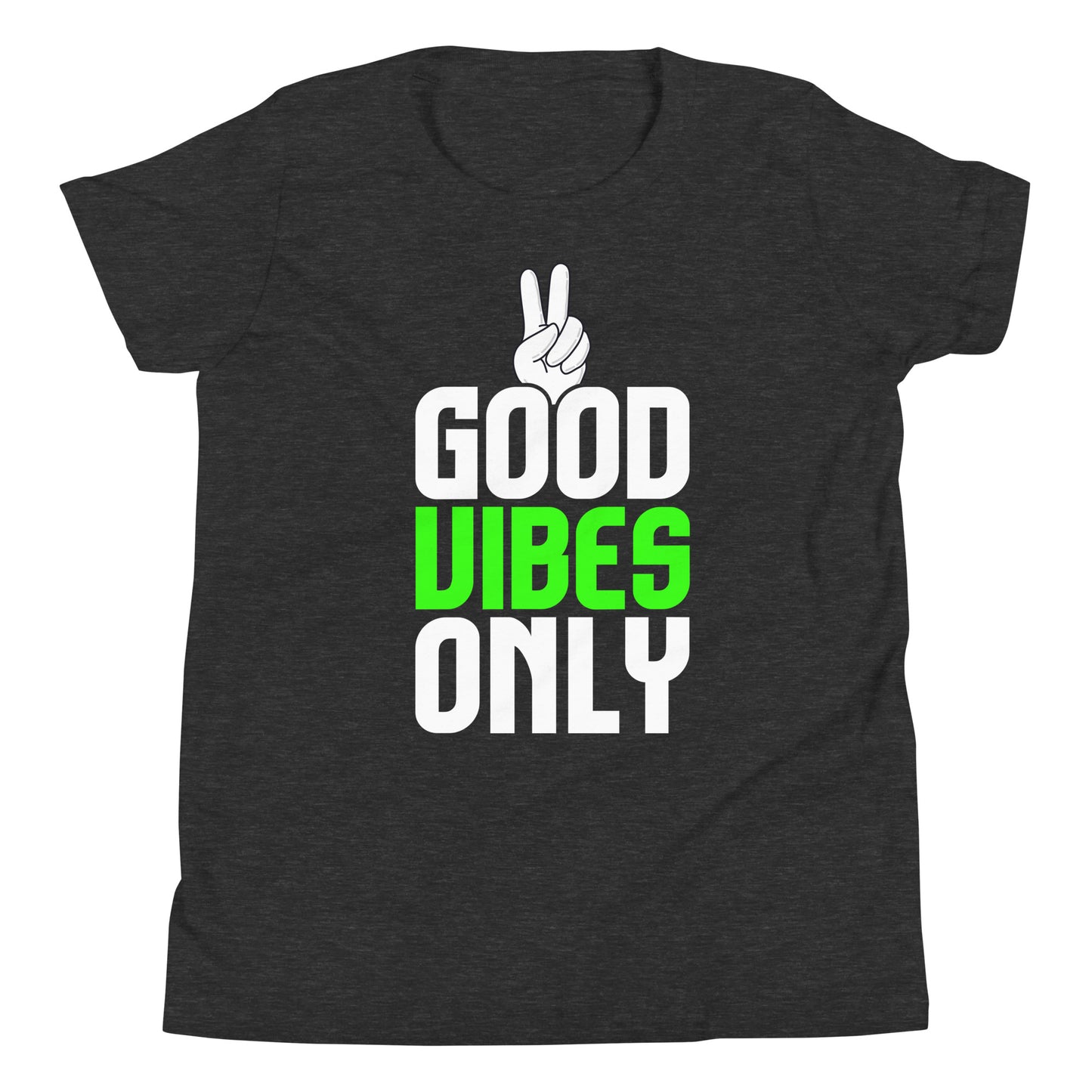 good vibes only youth short sleeve t-shirt