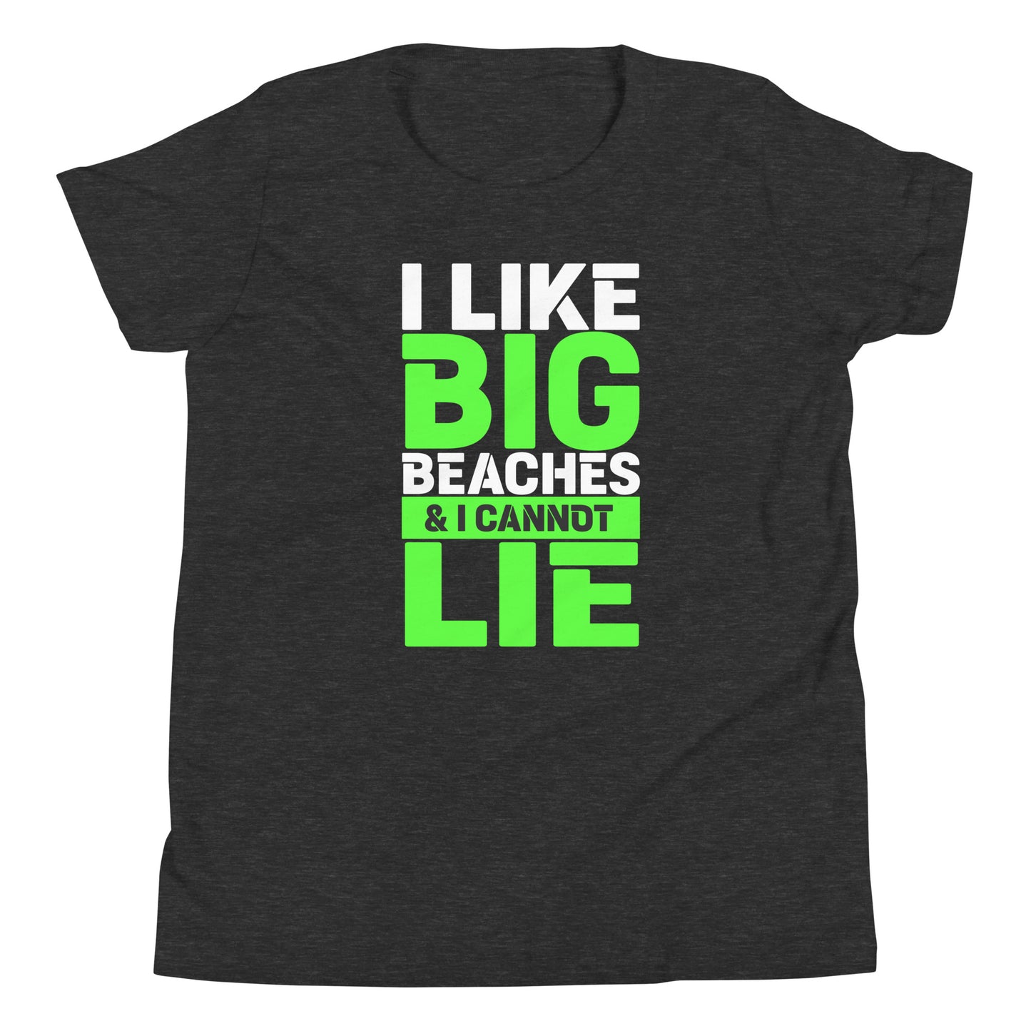 i like big beaches youth short sleeve t-shirt