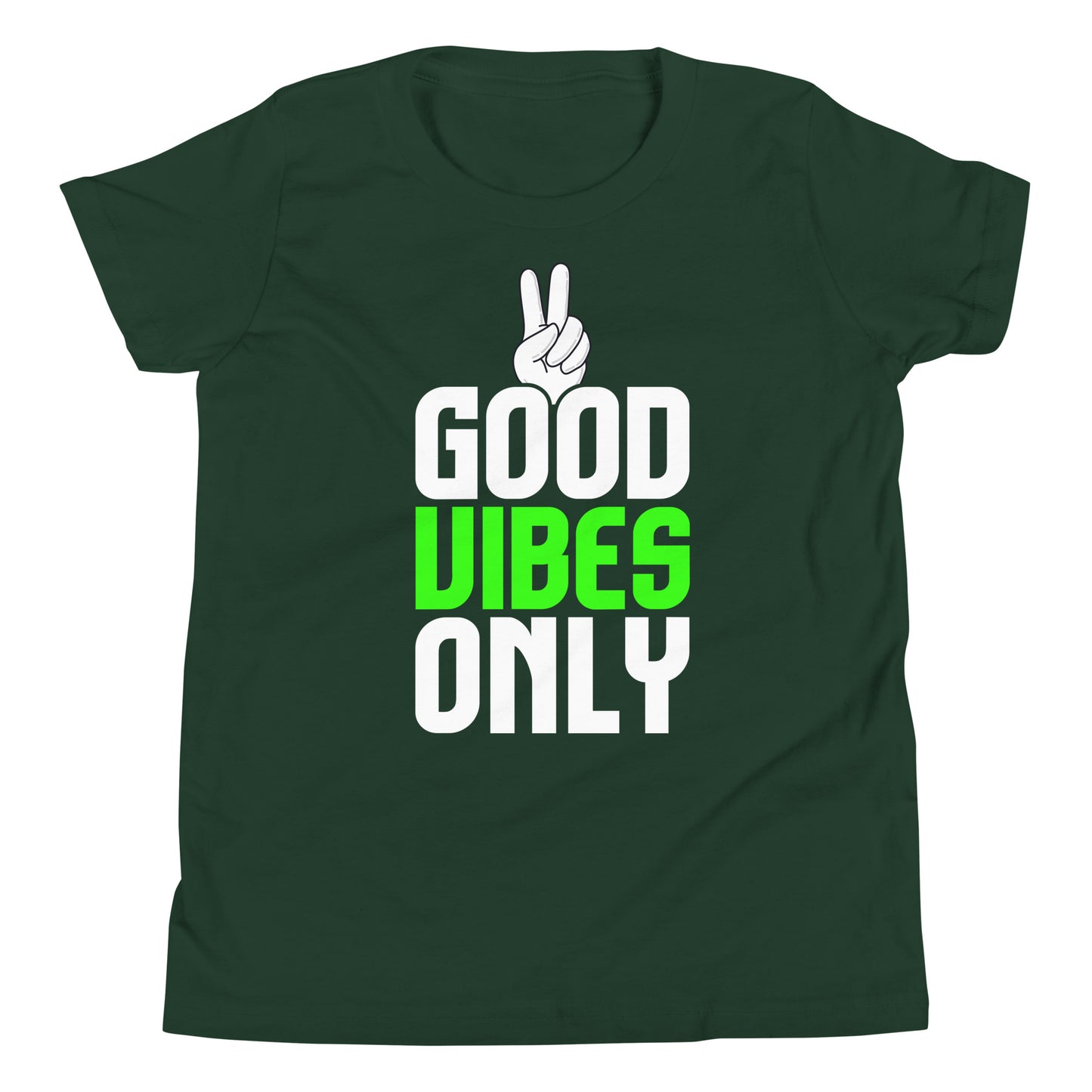 good vibes only youth short sleeve t-shirt