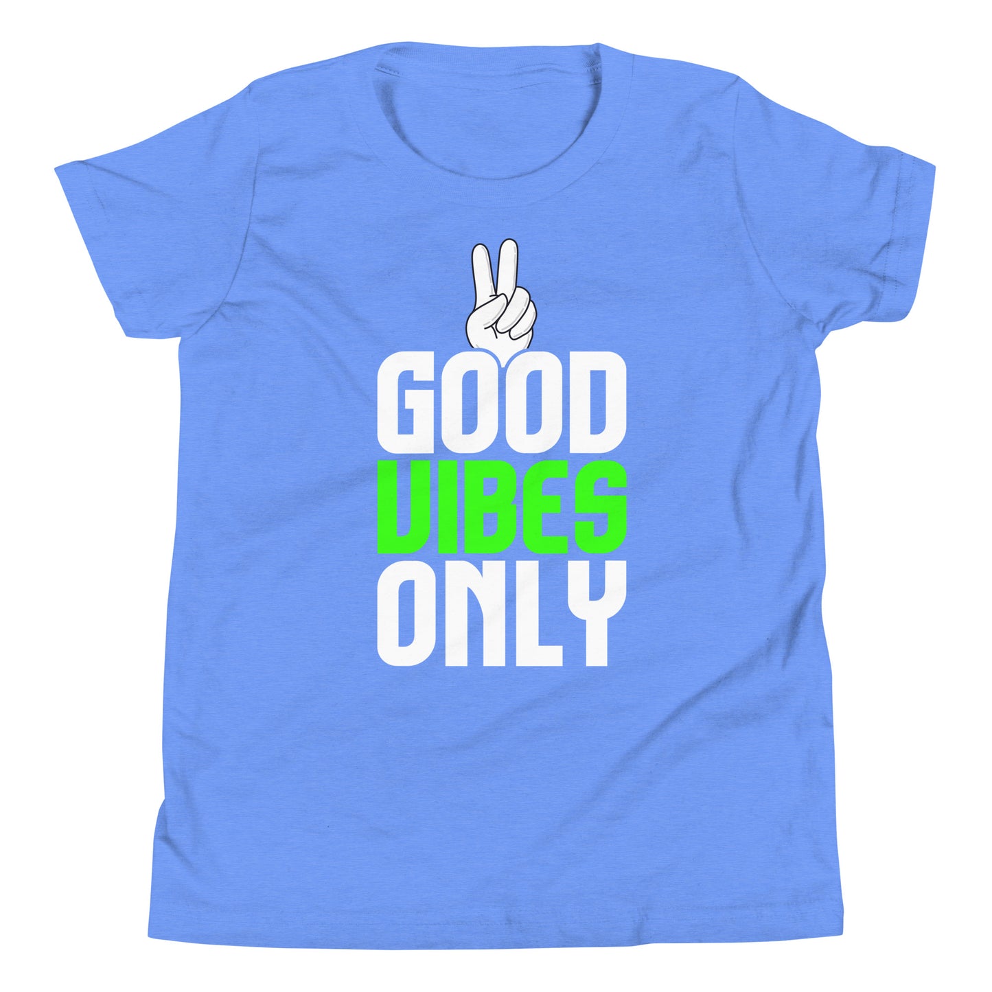 good vibes only youth short sleeve t-shirt