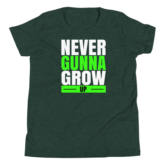 Never Gunna Grow Up Youth Short Sleeve T-Shirt