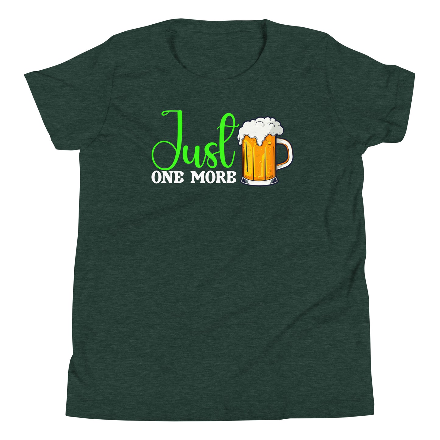 just one more youth short sleeve t-shirt