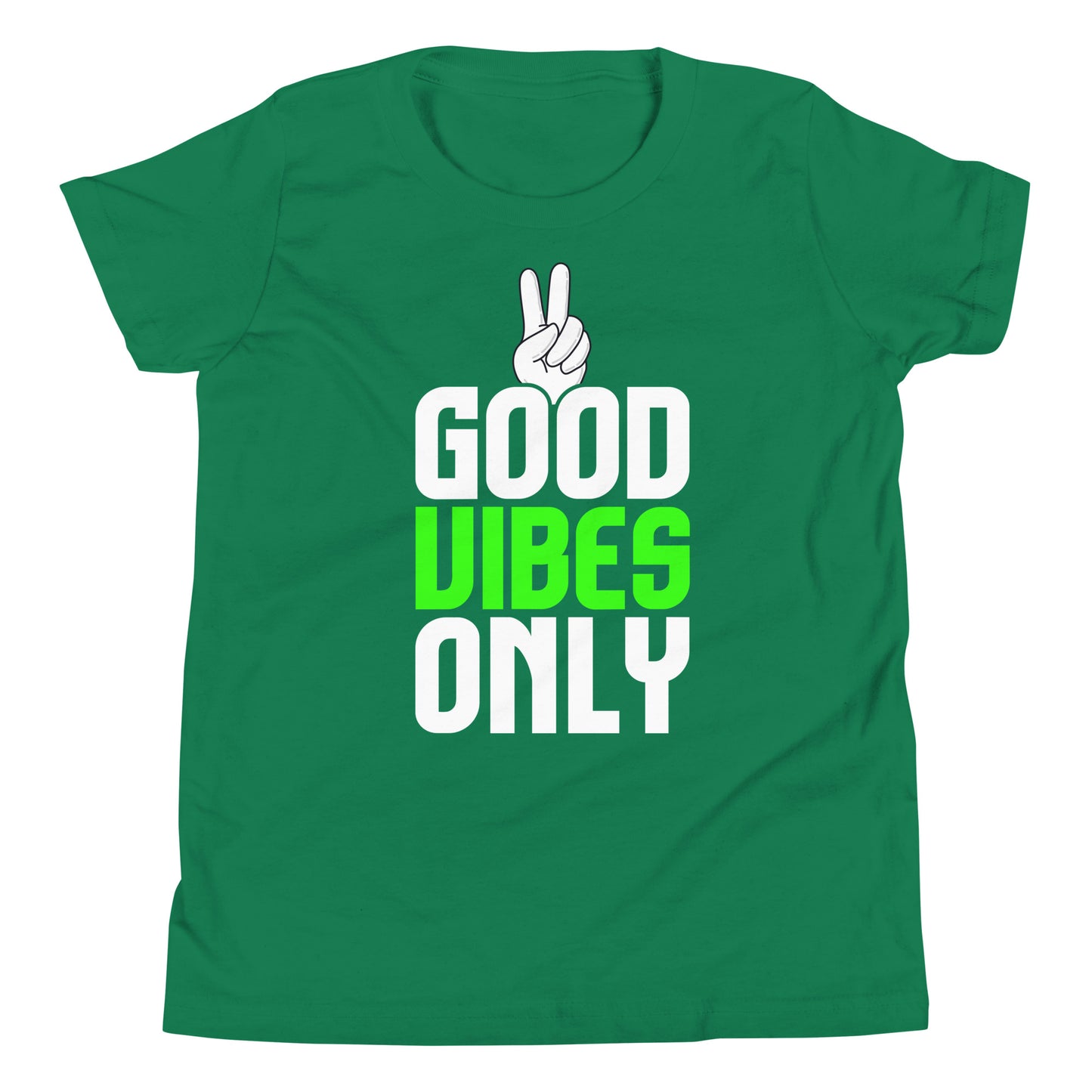good vibes only youth short sleeve t-shirt