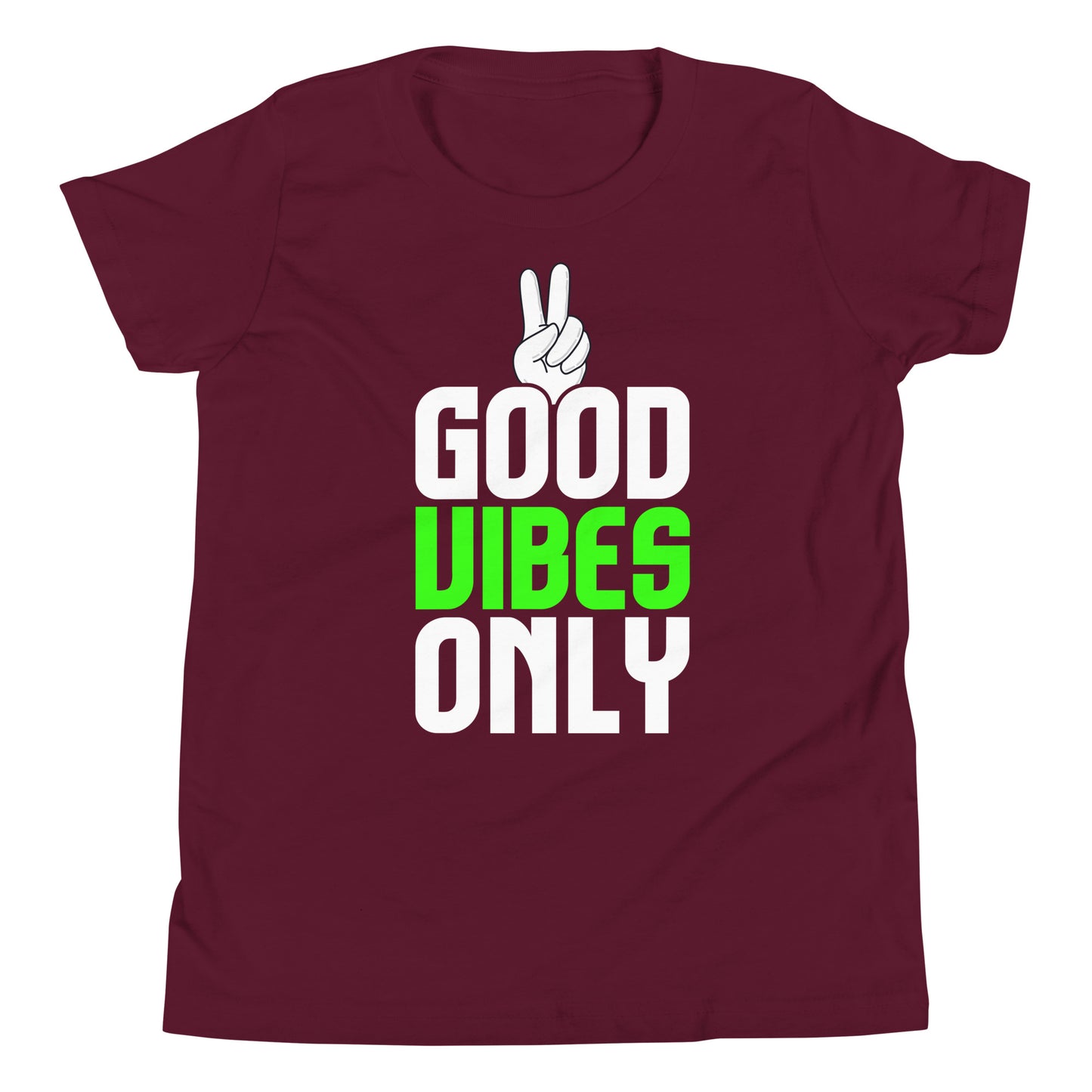 good vibes only youth short sleeve t-shirt