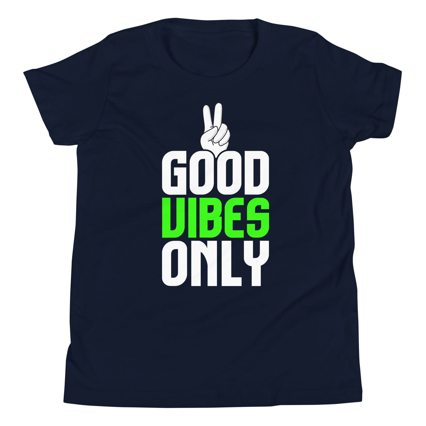 good vibes only youth short sleeve t-shirt
