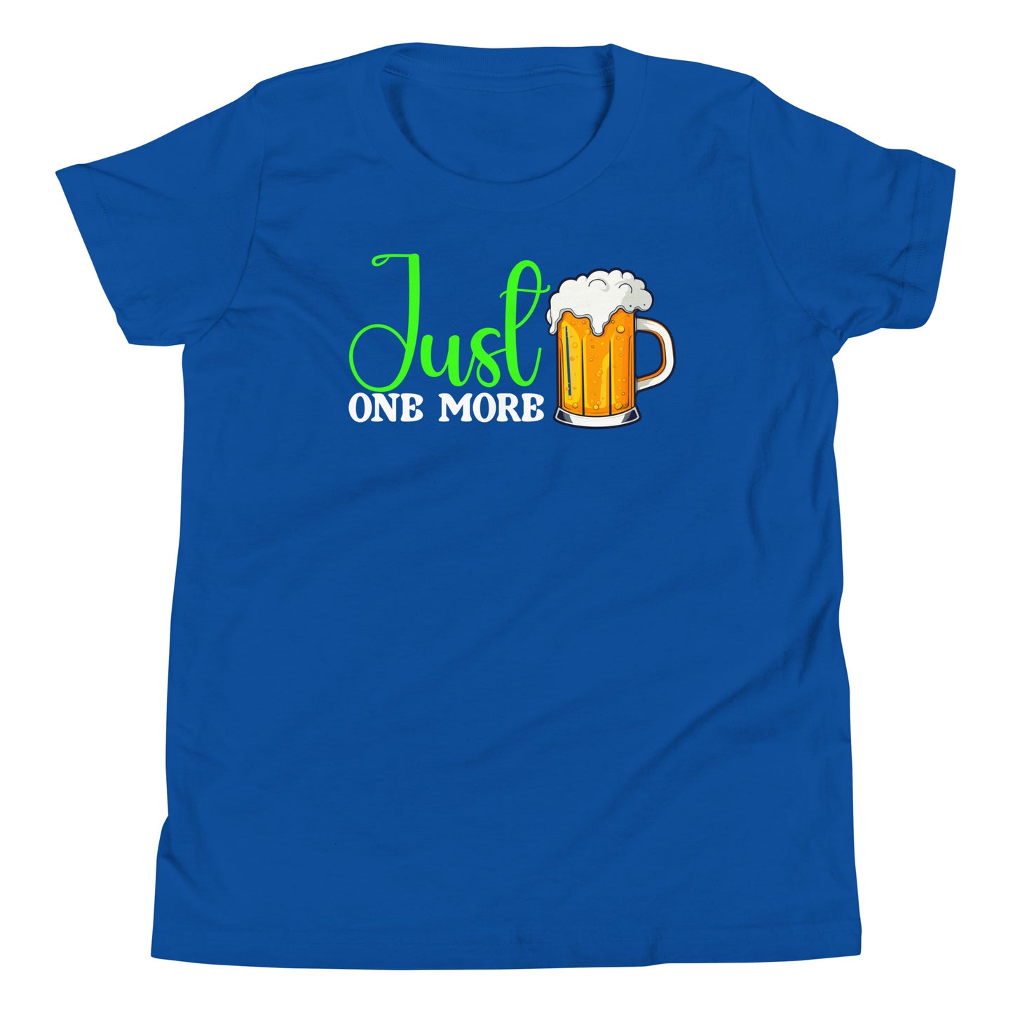 just one more youth short sleeve t-shirt