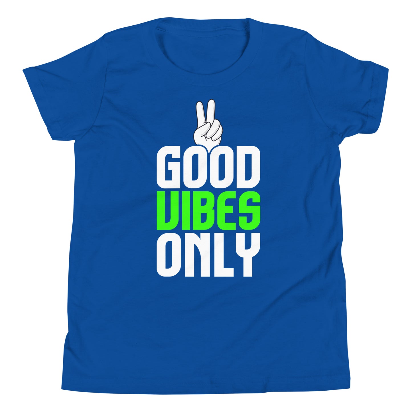 good vibes only youth short sleeve t-shirt